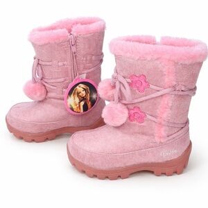 NIB Girls pink Barbie boots​​​​​​​​​